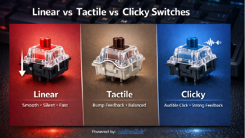 Linear vs Tactile vs Clicky Switches